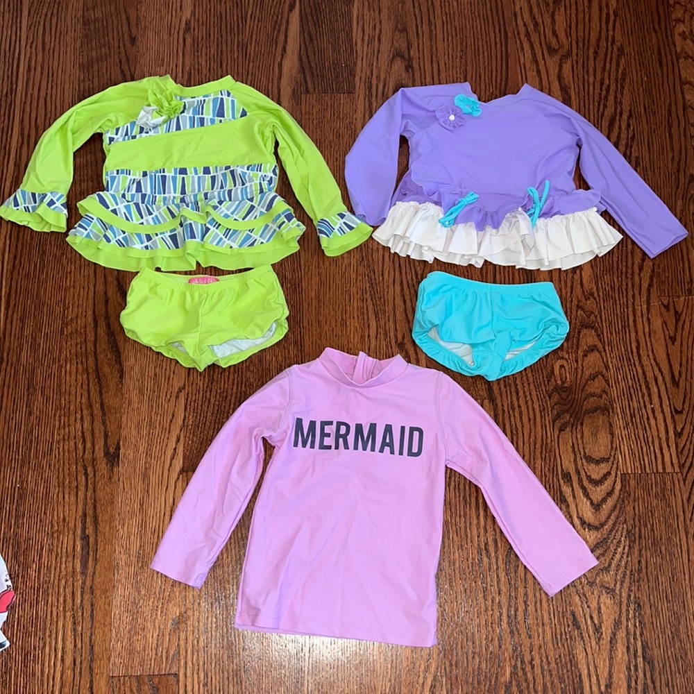 Boutique rashguard bathing suit- size 24 m / 2T